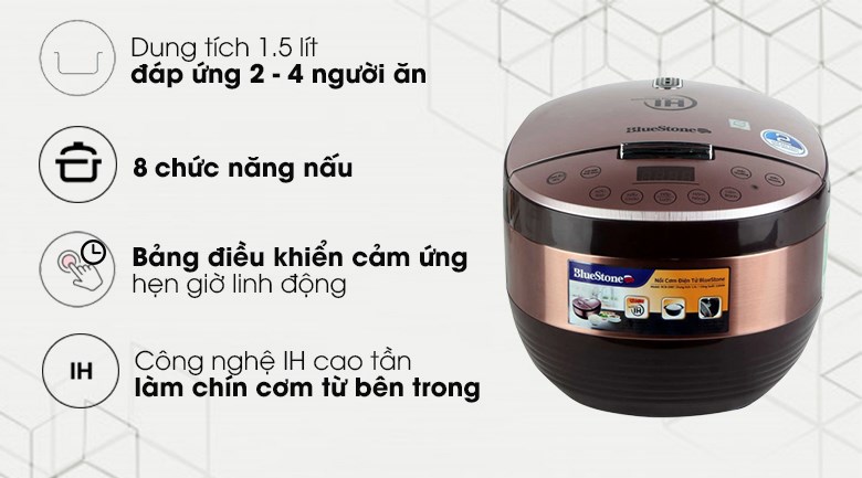 Nồi cơm điện cao tần Bluestone 1.5 lít RCB-5987