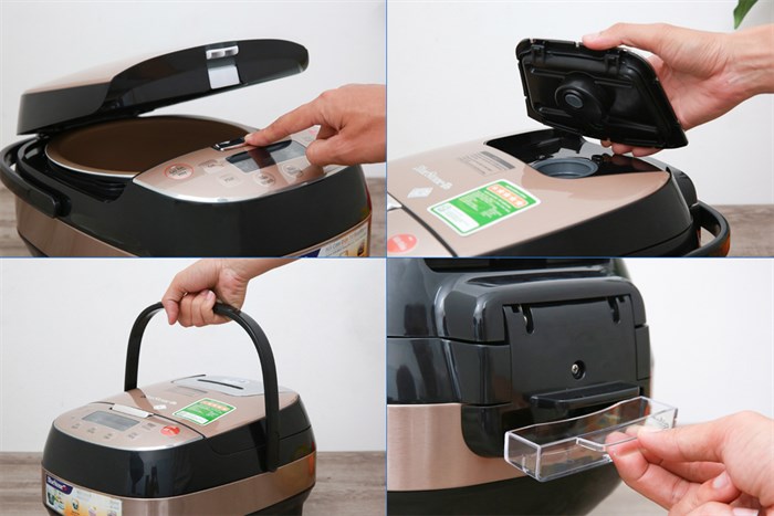 Nồi cơm điện tử Bluestone 1.5 lít RCB-5943 Màu Nâu