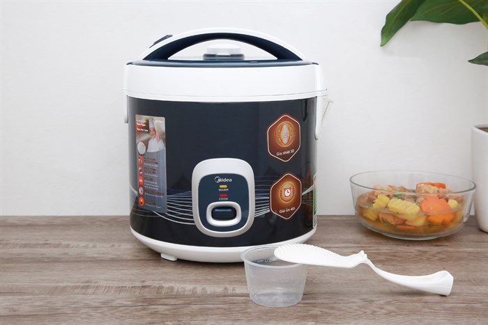 Nồi cơm điện Midea 1.8 lít MR CM1826 Màu Đen