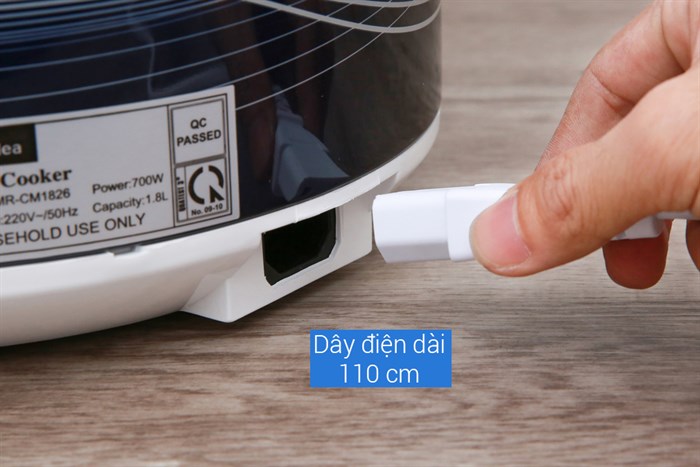 Nồi cơm điện Midea 1.8 lít MR CM1826 Màu Đen