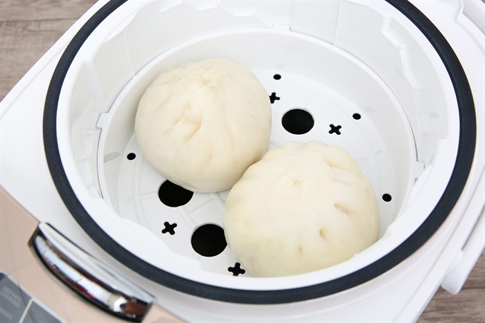 Nồi cơm điện tử Sharp 1.8 lít KS-COM181CV-GL Màu Trắng - Kem