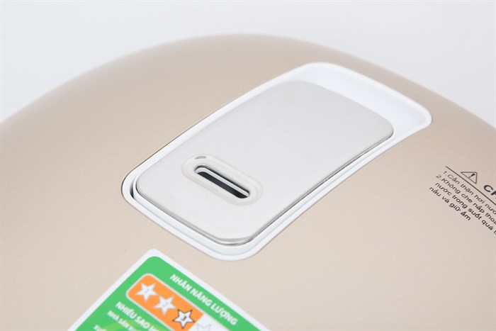 Nồi cơm điện tử Sharp 1.8 lít KS-COM181CV-GL Màu Trắng - Kem