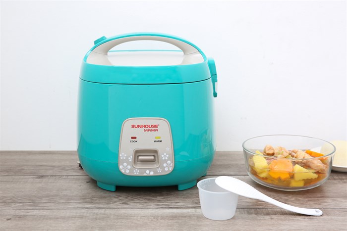 Nồi cơm nắp gài Sunhouse Mama 1.8 lít SHD8652G Màu Xanh ngọc