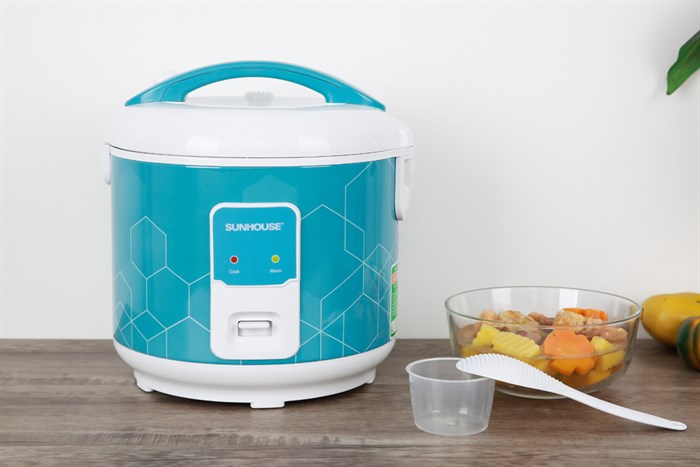 Nồi cơm nắp gài Sunhouse 1.8 lít SHD8622G Màu Xanh Dương