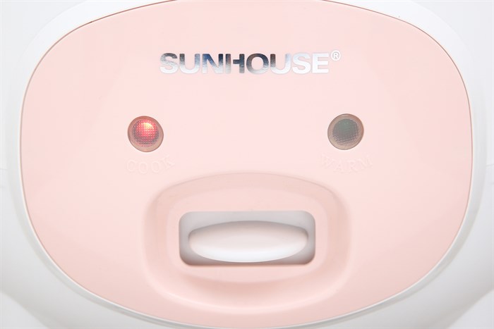Nồi cơm nắp gài Sunhouse 1.8 lít SHD8607W Màu Trắng - Hồng