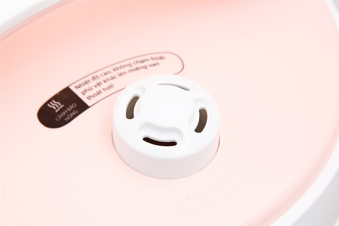 Nồi cơm nắp gài Sunhouse 1.8 lít SHD8607W Màu Trắng - Hồng