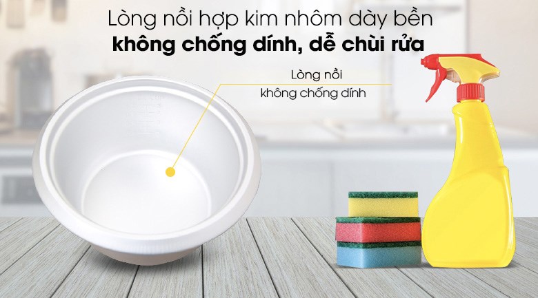 Nồi cơm nắp rời Sunhouse 1.2 lít SHD8105