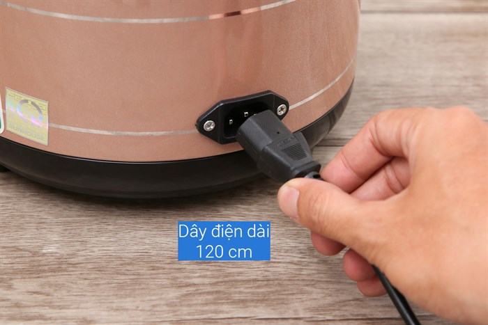 Nồi cơm nắp rời Sunhouse 1.2 lít SHD8105 Màu Vàng đồng