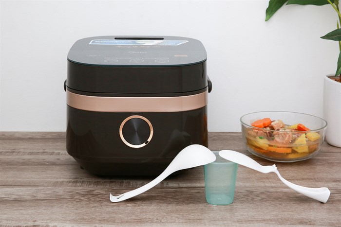 Nồi cơm cao tần Midea 1.5 lít MB-HS4008 Màu Đen