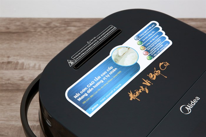 Nồi cơm cao tần Midea 1.5 lít MB-HS4008 Màu Đen