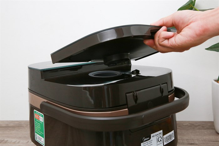 Nồi cơm cao tần Midea 1.5 lít MB-HS4008 Màu Đen