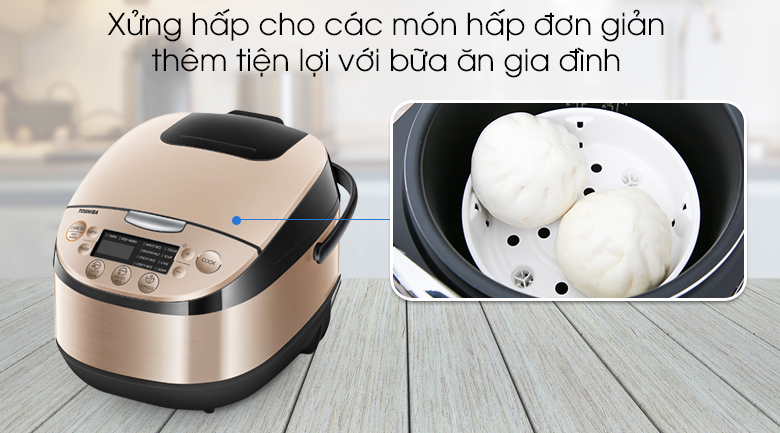 Nồi cơm điện tử Toshiba 1.8 lít RC-18DR1NV