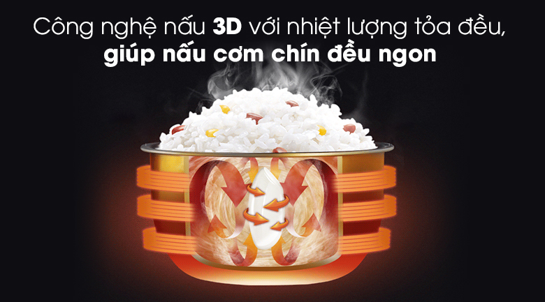 Nồi cơm nắp gài Toshiba 1 lít RC-10JR1NV