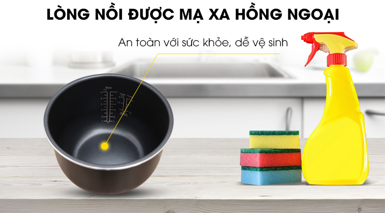 Nồi cơm điện tử Midea 1.8 lít MB-FS5006