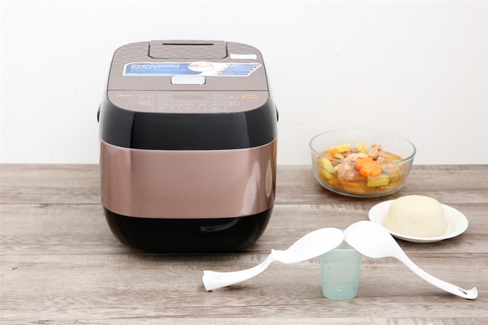 Nồi cơm điện tử Midea 1.8 lít MB-FS5006 Màu Nâu