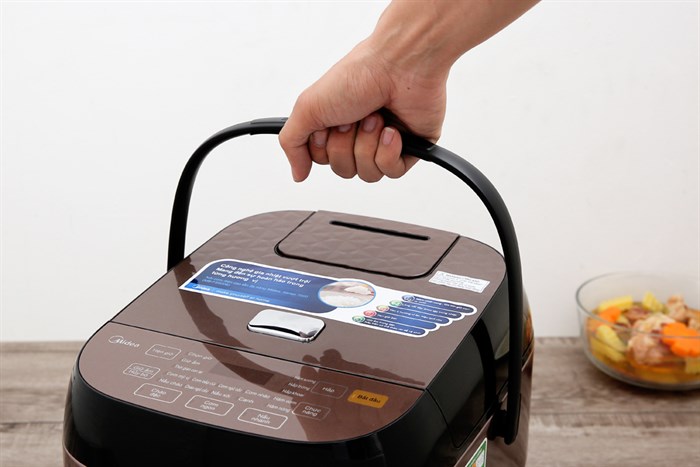 Nồi cơm điện tử Midea 1.8 lít MB-FS5006 Màu Nâu