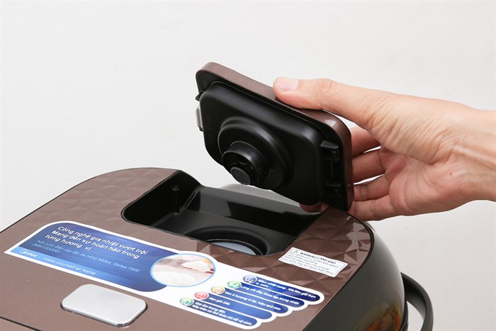 Nồi cơm điện tử Midea 1.8 lít MB-FS5006 Màu Nâu