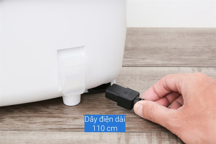 Nồi cơm điện tử Panasonic 1.8 lít SR-CP188NRA Màu Trắng