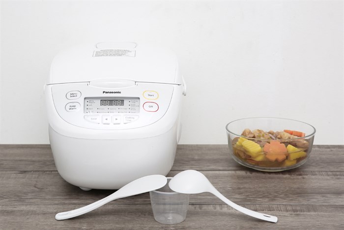 Nồi cơm điện tử Panasonic 1.8 lít SR-CL188WRA Màu Trắng