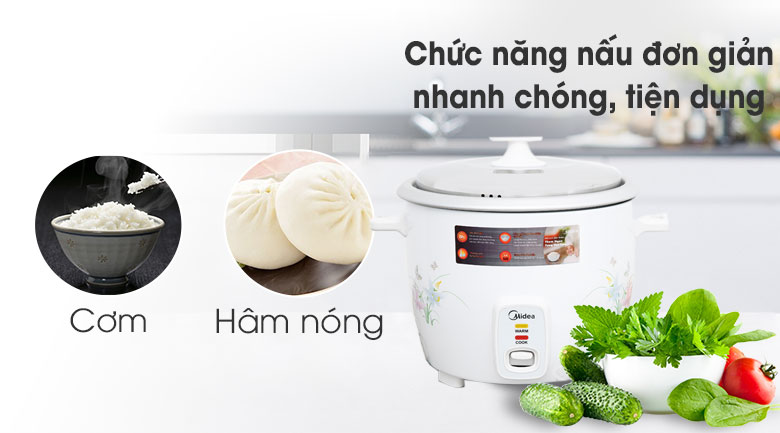 Nồi cơm điện Midea 2.2 lít MR-GM22SA