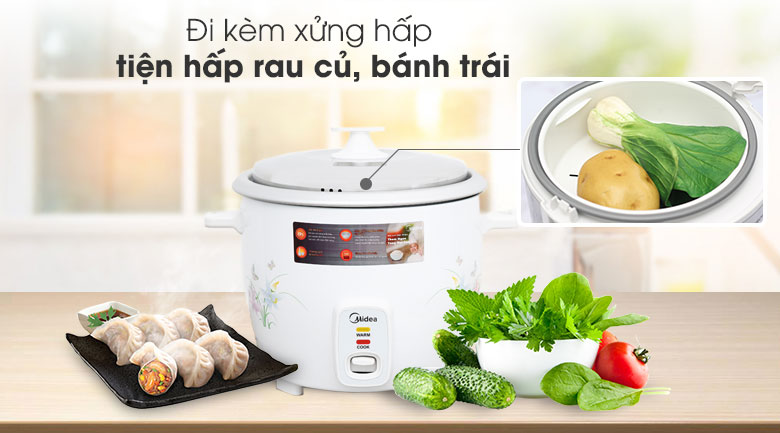 Nồi cơm điện Midea 2.2 lít MR-GM22SA