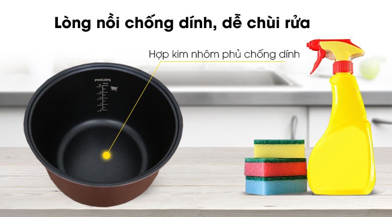 Nồi cơm điện Philips 1.8 lít HD3115