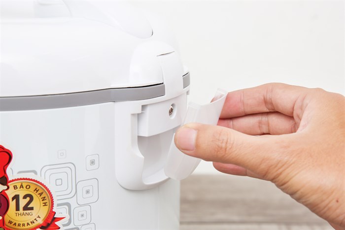 Nồi cơm nắp gài Happycook 1.8 lít HCJ-1822 Màu Trắng