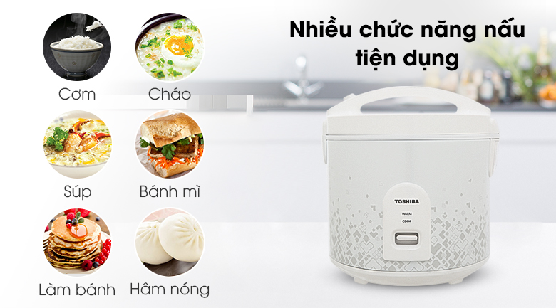 Nồi cơm điện 1.8 lít Toshiba RC-18JH1NV(G)