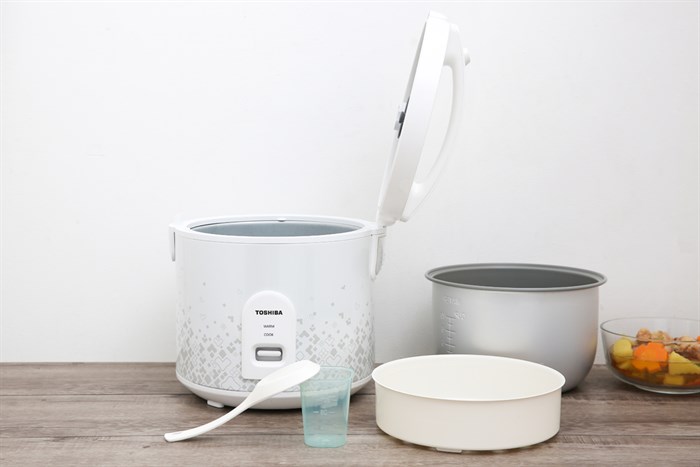 Nồi cơm điện 1.8 lít Toshiba RC-18JH1NV(G) Màu Trắng