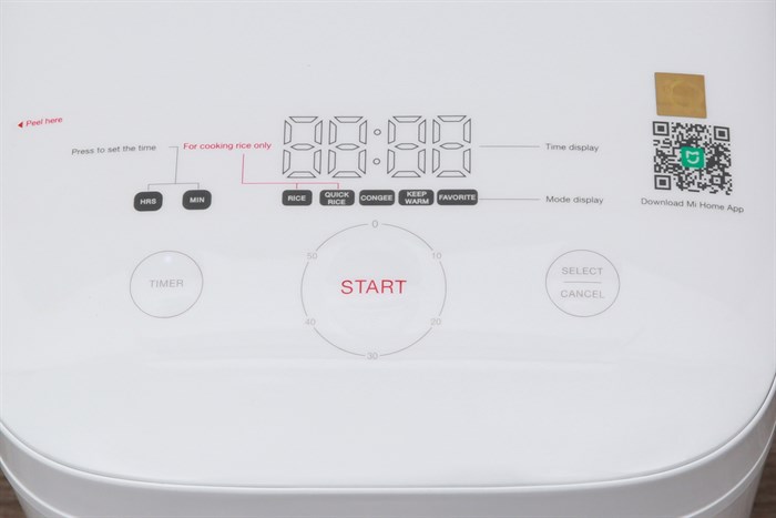 Nồi cơm điện cao tần Xiaomi 1 lít ZHF4009GL Màu Trắng