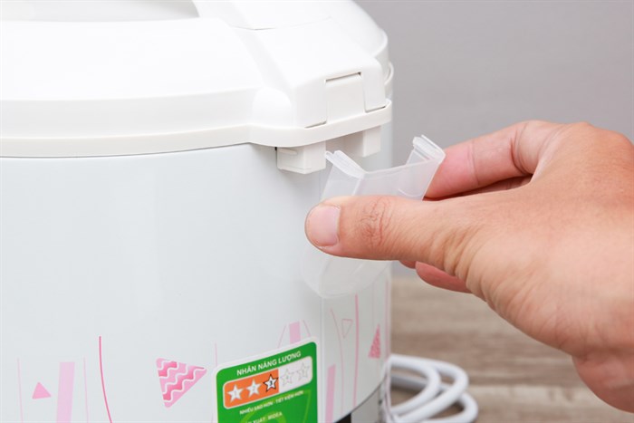 Nồi cơm nắp gài Midea 1.5 lít MR-CM1533 Màu Trắng