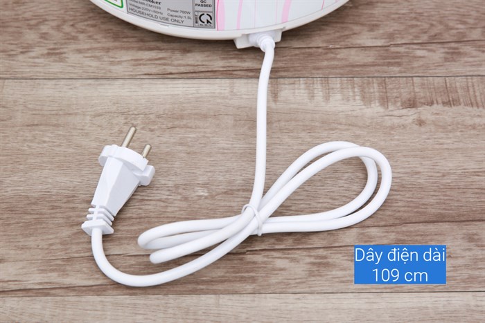 Nồi cơm nắp gài Midea 1.5 lít MR-CM1533 Màu Trắng