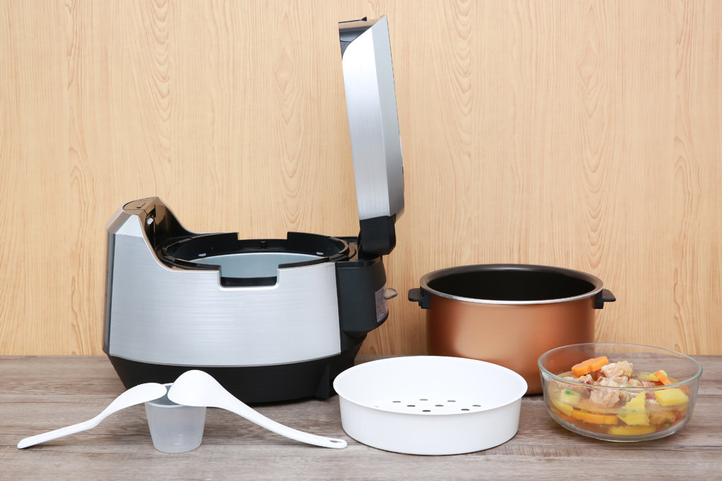 Nồi cơm điện tử Kangaroo 1.5 lít KG598 Màu Xám