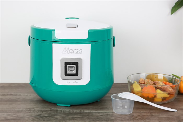 Nồi cơm nắp gài Sunhouse 1.8 lít SHD8658G Màu Xanh ngọc