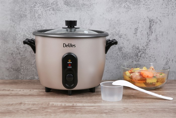 Nồi cơm nắp rời Delites 1.8 lít RC-10W003 Màu Nâu