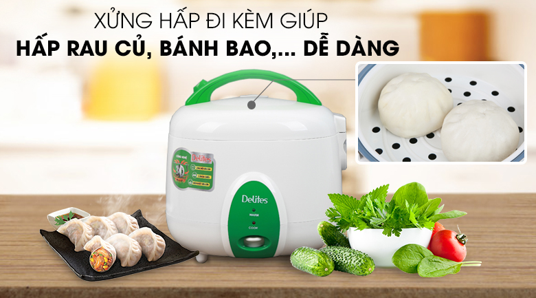 Nồi cơm nắp gài Delites NCG1010 (Ảnh 4)