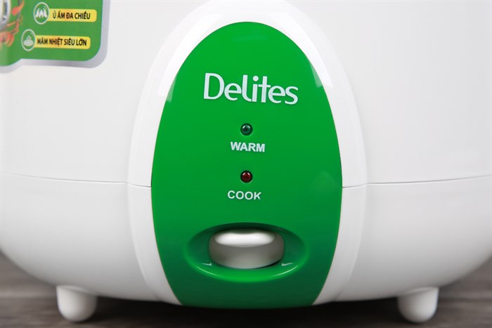 Nồi cơm nắp gài Delites 1.8 lít NCG1010 Màu Trắng