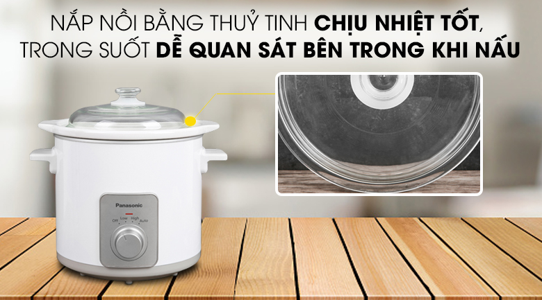 Nắp nồi - Nồi nấu chậm Panasonic 3 lít NF-N30ASRA