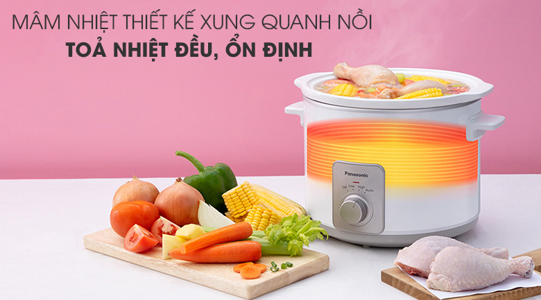 Cơ chế truyền nhiệt - Nồi nấu chậm NF-N50ASRA