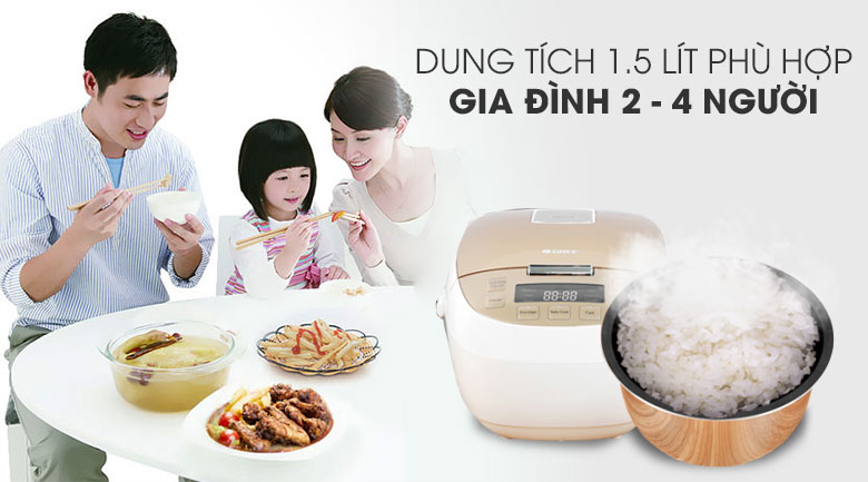 Nồi cơm cao tần GREE 1.5 lít GDCFWK-4004Ca