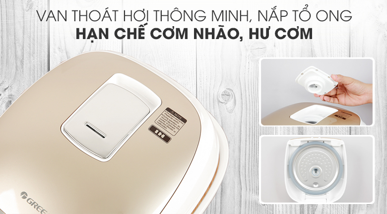Nồi cơm cao tần GREE 1.5 lít GDCFWK-4004Ca