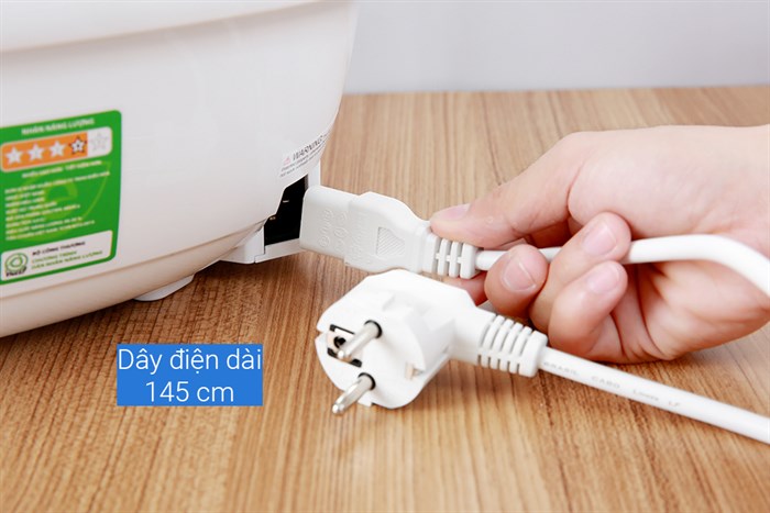 Nồi cơm cao tần GREE 1.5 lít GDCFWK-4004Ca Màu Trắng - Vàng