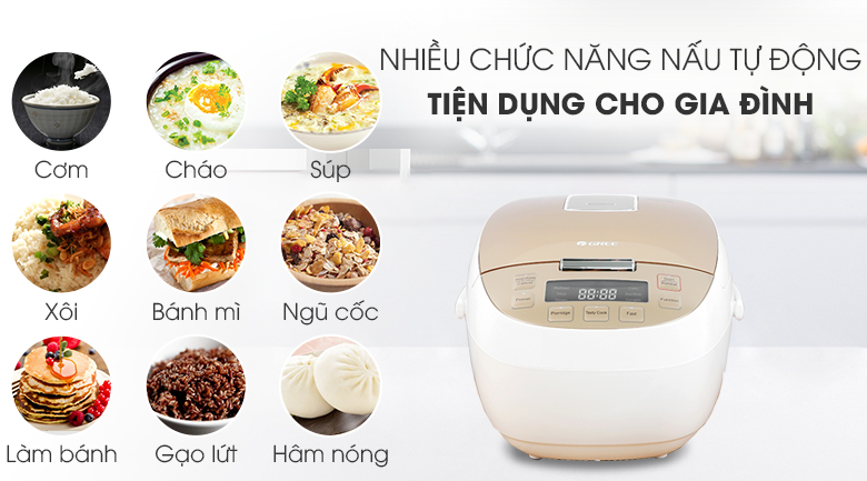 Đa chức năng - Nồi cơm cao tần GREE 4 lít GDCFWK-4004Ca