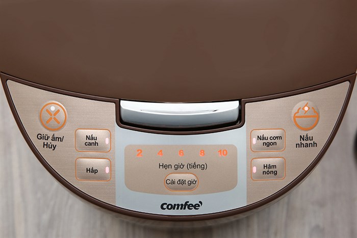 Nồi cơm điện tử Comfee 1.8 lít CR-FD1820C Màu Nâu