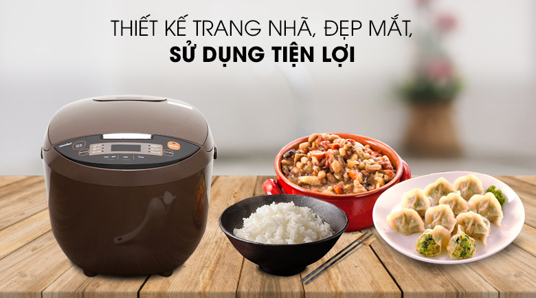 Nồi cơm điện tử Comfee 1.8 lít CR-FD1820B