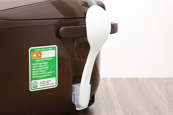 Nồi cơm điện tử Comfee 1.8 lít CR-FD1820B Màu Cà phê
