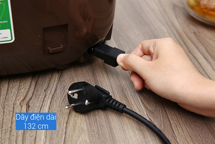 Nồi cơm điện tử Comfee 1.8 lít CR-FD1820B Màu Cà phê