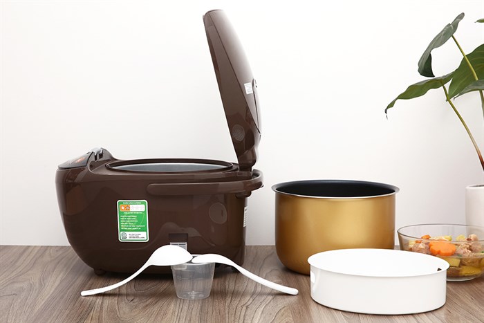 Nồi cơm điện tử Comfee 1.8 lít CR-FD1820B Màu Cà phê