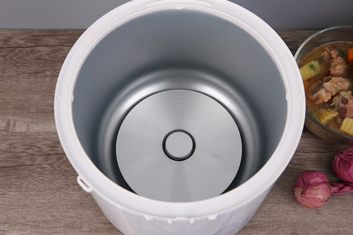 Nồi cơm nắp gài Comfee 2.2 lít CR-CM2220(C) Màu Trắng - Xanh