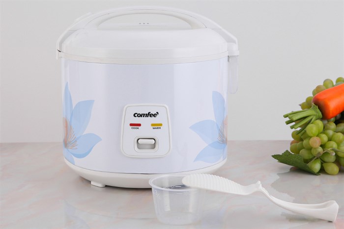 Nồi cơm nắp gài Comfee 1.5 lít CR-CM1520(D) Màu Trắng - Xanh